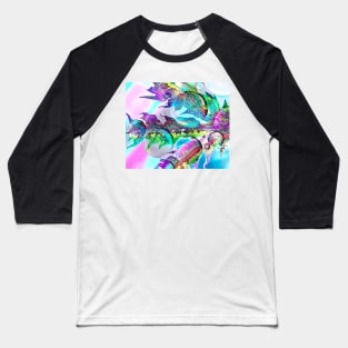 "Fluidity" Baseball T-Shirt